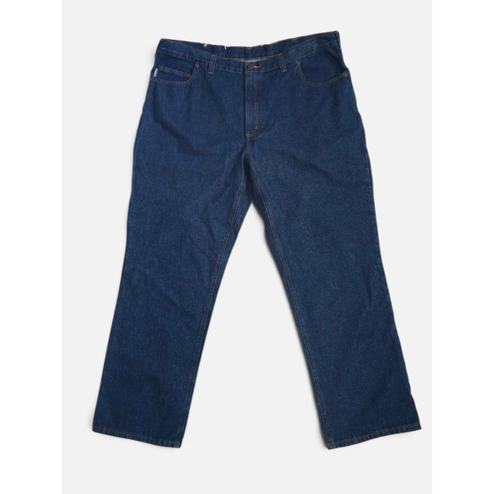 Carhartt NWOT Men's Dark Wash Jeans Relaxed Fit Denim Cut #5635782-2 Size 42x30